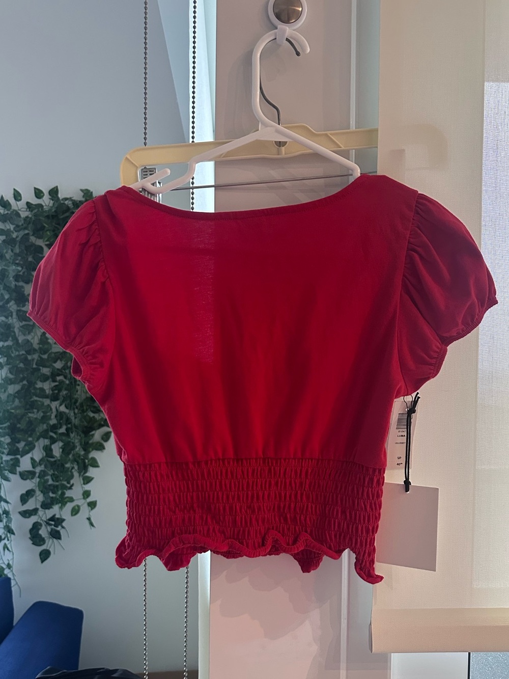 Aritzia Sunday Best LUMA Red crop top - Picture 4 of 4